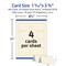 Avery Printable Tent Cards with Sure Feed Technology, 2" x 3.5", Ivory, 160 Blank Place Cards for Laser or Inkjet Printers (5913)
